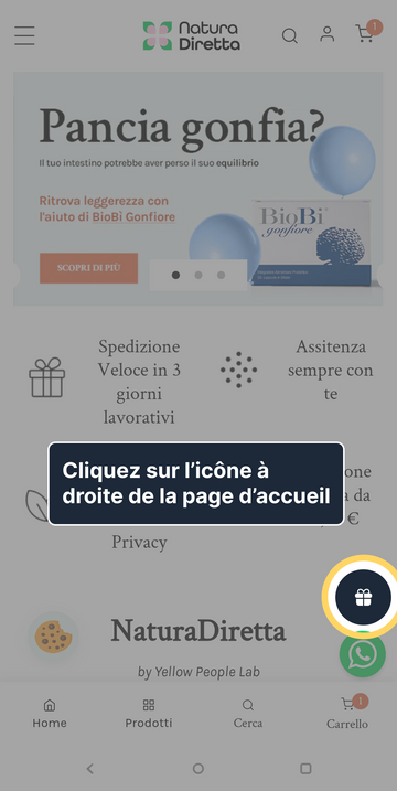 1. Ouvrez la fenêtre Récompenses.