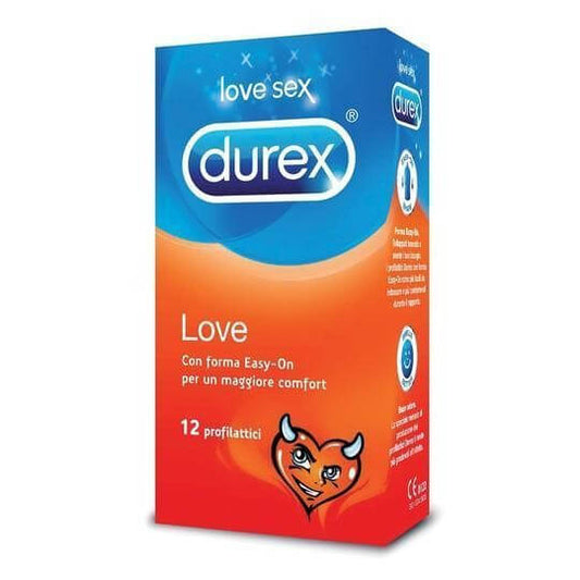 Preservativos Durex Love - 12 piezas - Confort, Fácil de Usar