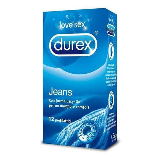 Preservativi Durex Jeans - 12 pezzi - Comfort Lubrificati