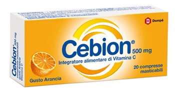 Cebion - 20 compresse masticabili - Gusto Arancia