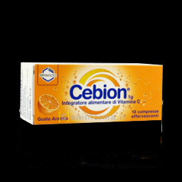 Cebion - 10 compresse effervescenti - Gusto Arancia